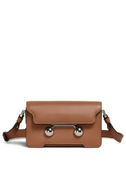 Marni: Коричневая сумка 