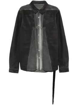 Rick Owens DRKSHDW: Чёрная рубашка 
