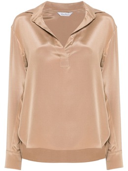 Max Mara: Бежевая блуза 
