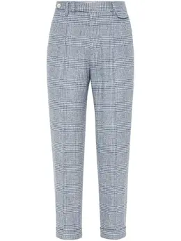 Brunello Cucinelli: Брюки в клетку 