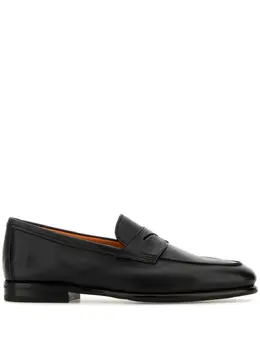 Santoni: Чёрные туфли  Carlos