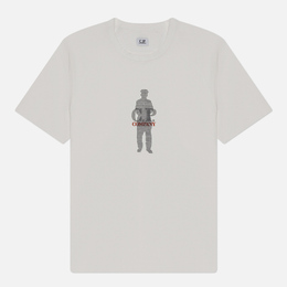 C.P. Company: Белая футболка 