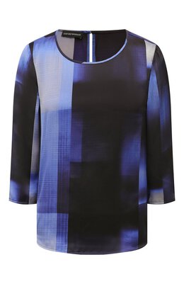 Emporio Armani: Топ с абстрактным принтом 