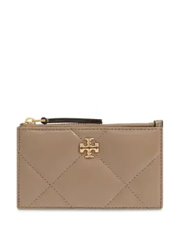 Tory Burch: Бежевый картхолдер  Kira