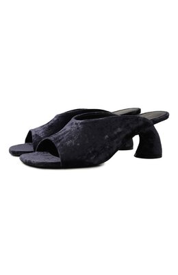 Dries Van Noten: Синие сабо 