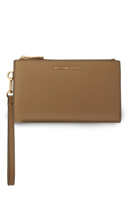 MICHAEL Michael Kors: Бежевый кошелёк 