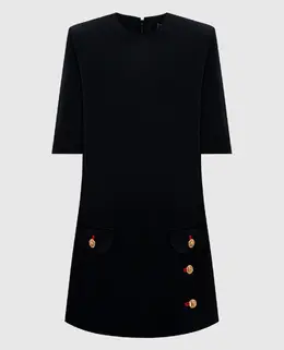 Versace: Чёрное платье 