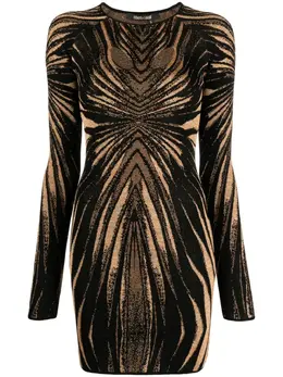 Roberto Cavalli: Платье с принтом 
