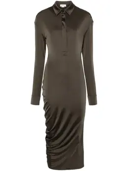 Alexander McQueen: Рубашка миди 
