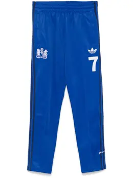 adidas: Голубые брюки 