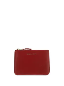 Comme Des Garçons Wallet: Красный кошелёк 