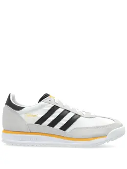 adidas: Белые кроссовки  Suede