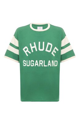 Rhude: Хлопковая футболка 