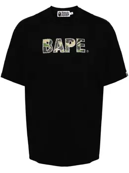 A BATHING APE®: Чёрная футболка 