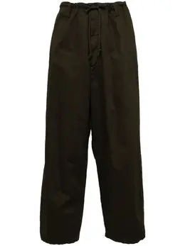 Yohji Yamamoto: Брюки цвета хаки 