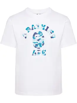 A BATHING APE®: Белая футболка 