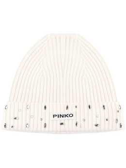 PINKO: Белая шапка 