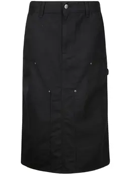 Carhartt WIP: Чёрная юбка 