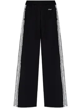 Off-White: Чёрные брюки 