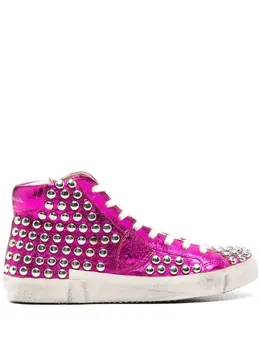 Philippe Model Paris: Розовые кроссовки  Prsx