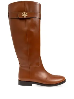 Tory Burch: Коричневые сапоги 