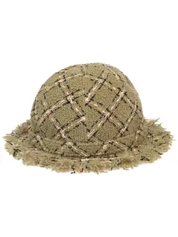 CHANEL Pre-Owned: Зелёная шляпа 