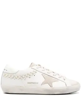 Golden Goose: Белые кроссовки  Super Star