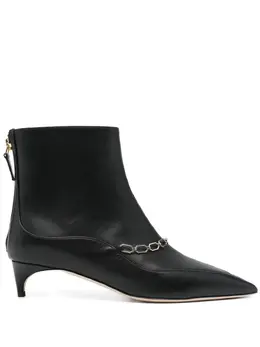 Malone Souliers: Чёрные ботинки 