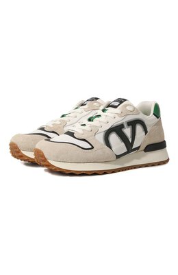 Valentino: Серые кроссовки  VLogo