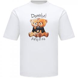 DOMREBEL: Белая футболка 