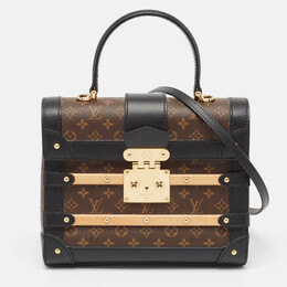 Louis Vuitton: Чёрная сумка на руку 