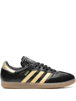 adidas: Чёрные кроссовки  Samba
