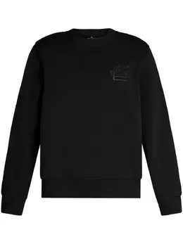 ETRO: Чёрный свитшот  Pegaso