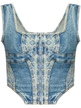 AMIRI: Голубой корсет 