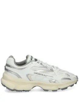 Lacoste: Белые кроссовки 
