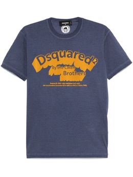 DSQUARED2: Голубая футболка 