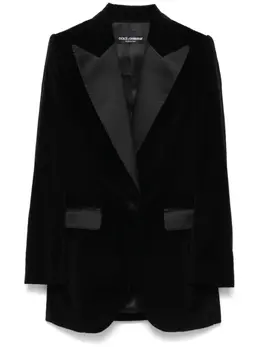 Dolce & Gabbana: Бархатный жакет  Velvet