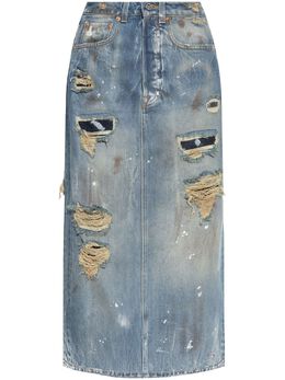 VETEMENTS: Длинная юбка 