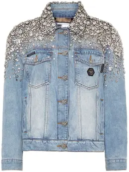 Philipp Plein: Куртка  Crystal со стразами