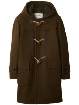 Burberry: Коричневое пальто 