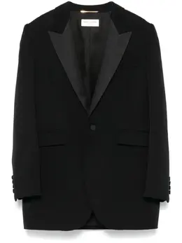 Saint Laurent: Чёрный жакет 