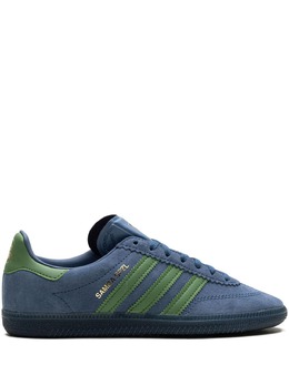adidas: Синие кроссовки  Samba