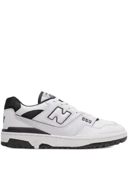 New Balance: Белые кроссовки  550