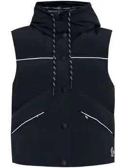 Moncler Grenoble: Чёрный жилет 