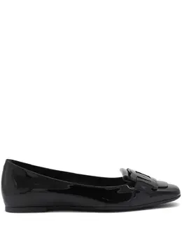 Tod's: Чёрные балетки 