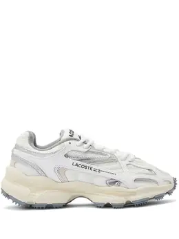Lacoste: Белые кроссовки 