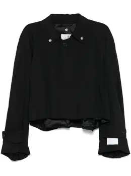 MM6 Maison Margiela: Чёрная куртка 