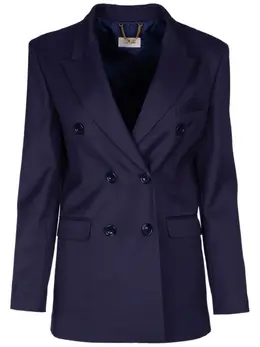 Elisabetta Franchi: Двубортный жакет 