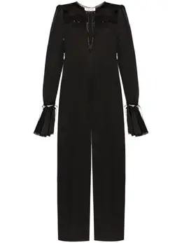 Saint Laurent: Комбинезон с длинным рукавом 