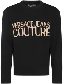 Versace Jeans Couture: Жаккардовый свитер 